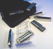 Hohner Blues Band Set - set 7 foukacích harmonik