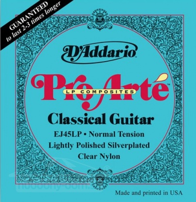 D'Addario EJ 45 LP - nylonové struny pro klasickou kytaru