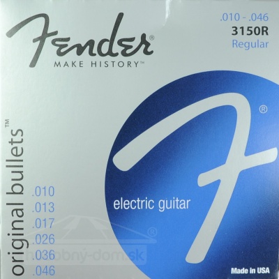 Fender 3150 R Original Bullets - struny pro elektrickou kytaru