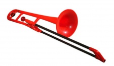 pBone red - plastový pozoun