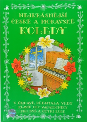 Nejkrásnější české a moravské koledy - pro klavír - zelené