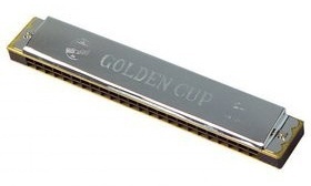Golden Cup JH 024 G - diatonická foukací harmonika