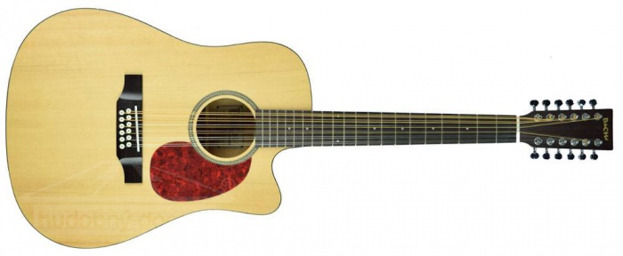 BaCH DC70SED 12str - Dvanáctistrunná kytara