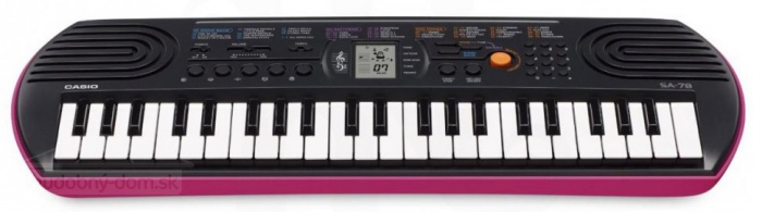 Casio SA 78 - dětské klávesy