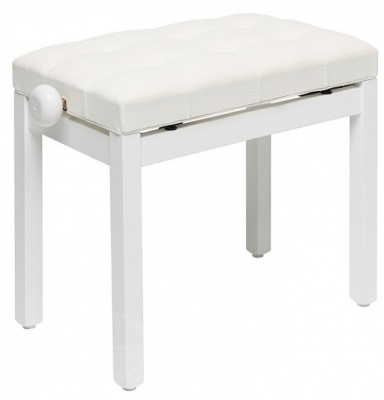 Stagg PB 36 WHM VWH - klavírní stolička bílá