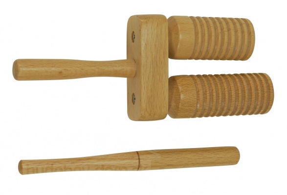 Truwer DP 252 - dvojité dřevěné agogo