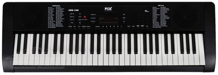 FOX 160 BK - klávesy bez dynamiky