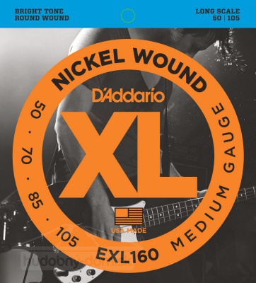 D'Addario EXL 160 - struny na baskytaru