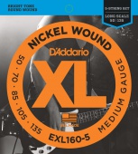 D'Addario EXL 160 5 - struny na baskytaru