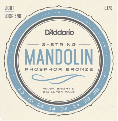D'Addario EJ 73 - struny na mandolinu 10/38