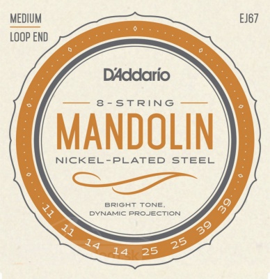 D'Addario J 67 - struny na mandolinu