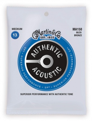 MARTIN Authentic Br Medium MA 150 13/56 - struny na akustickou kytaru