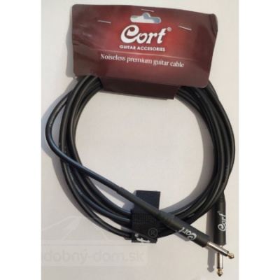 Cort CA 525 BK - nástrojový kabel černý