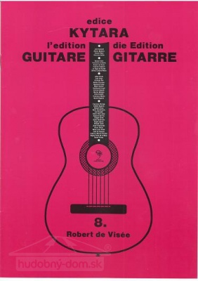 Edice kytara 8 - De Visée Robert