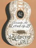 Edice kytara 42 - 12 etud F.Sor op.29