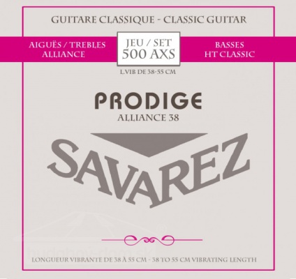 Savarez 500 AXS - nylonové struny pro 1/2 klasickou kytaru