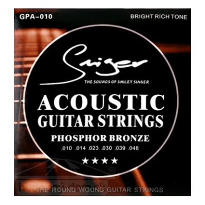 Smiger GPA 010 - struny na akustickou kytaru 10/48