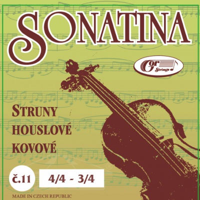 GOR Sonatina č. 11 - sada strun pro housle 3/4 - 4/4