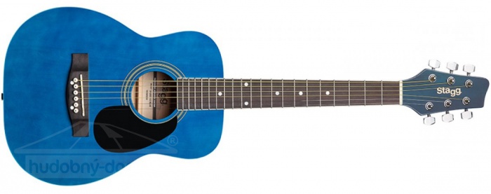 Stagg SA20 D 1/2 BLUE - westernová kytara