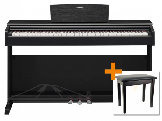 YAMAHA YDP 105 B (rozbalený kus) + Klavírní stolička Truwer TB 08