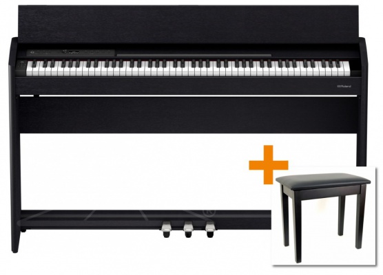 Roland F 701 CB + Klavírní stolička Truwer TB 08