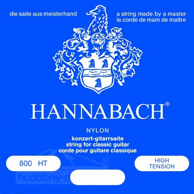 Hannabach 800 HT - nylonové struny pro klasickou kytaru (high tension)
